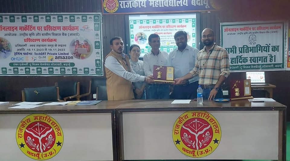 Appreciation received from True Vision Welfare Society
